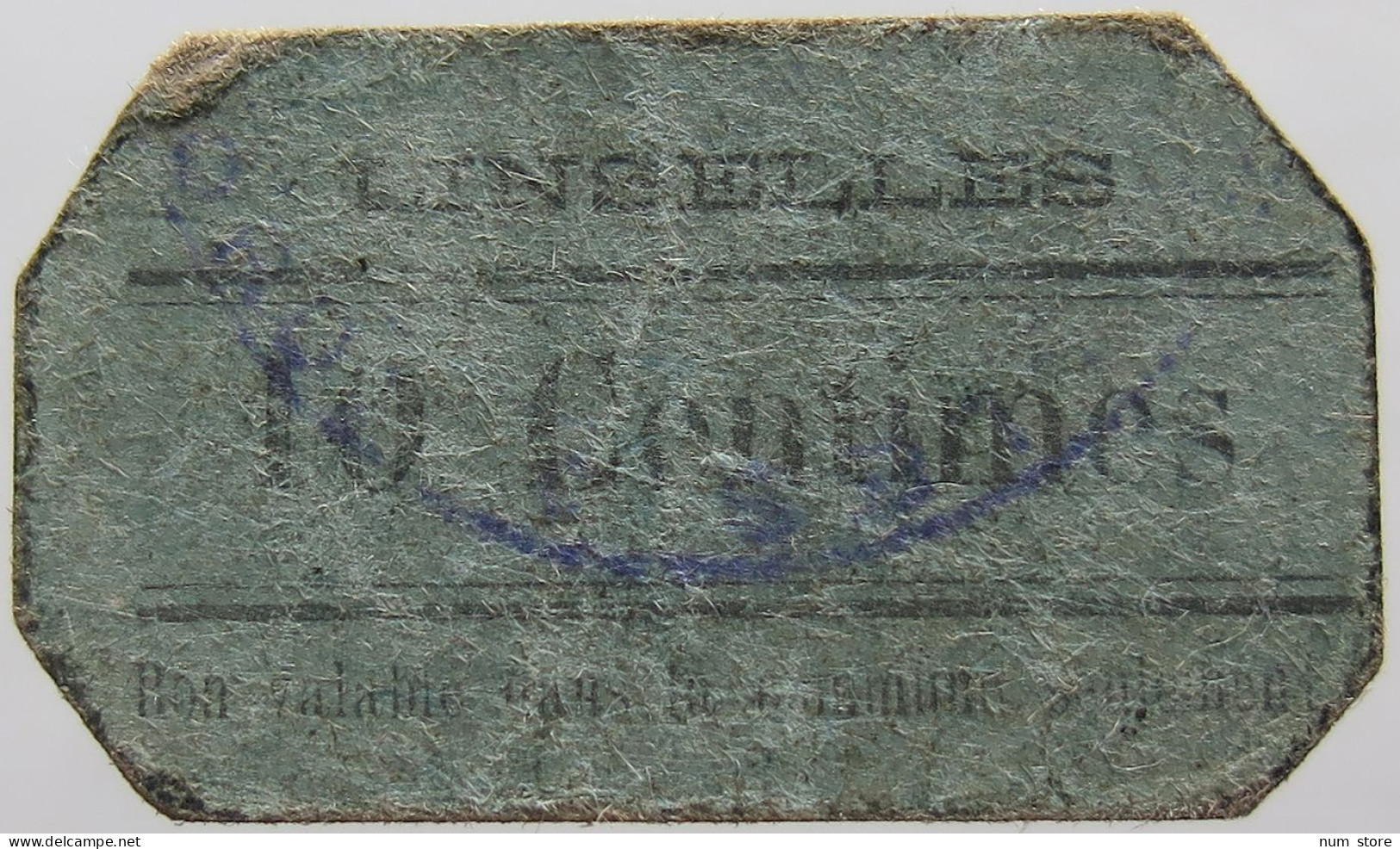 FRANCE 10 CENTIMES LINSELLES #alb020 0045 - Sin Clasificación