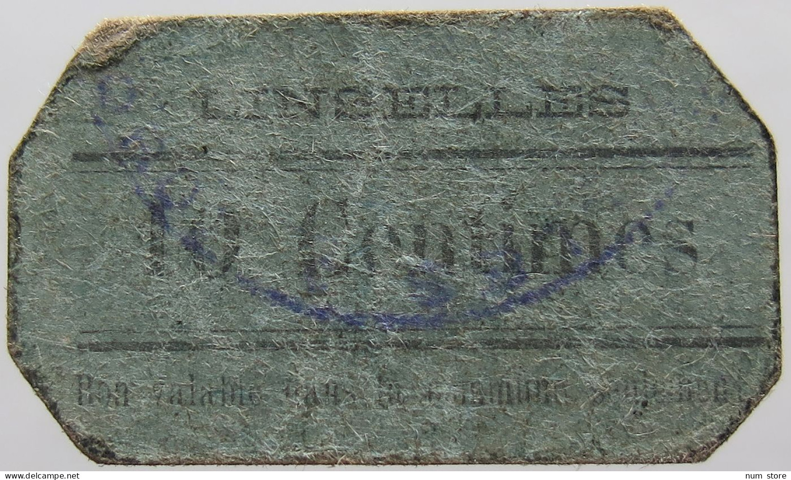 FRANCE 10 CENTIMES LINSELLES #alb020 0045 - Ohne Zuordnung
