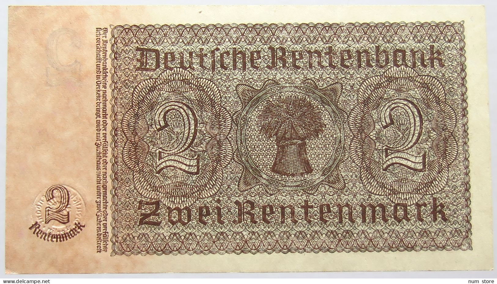 GERMANY 2 REICHSMARK 1937 #alb067 0291 - Altri & Non Classificati