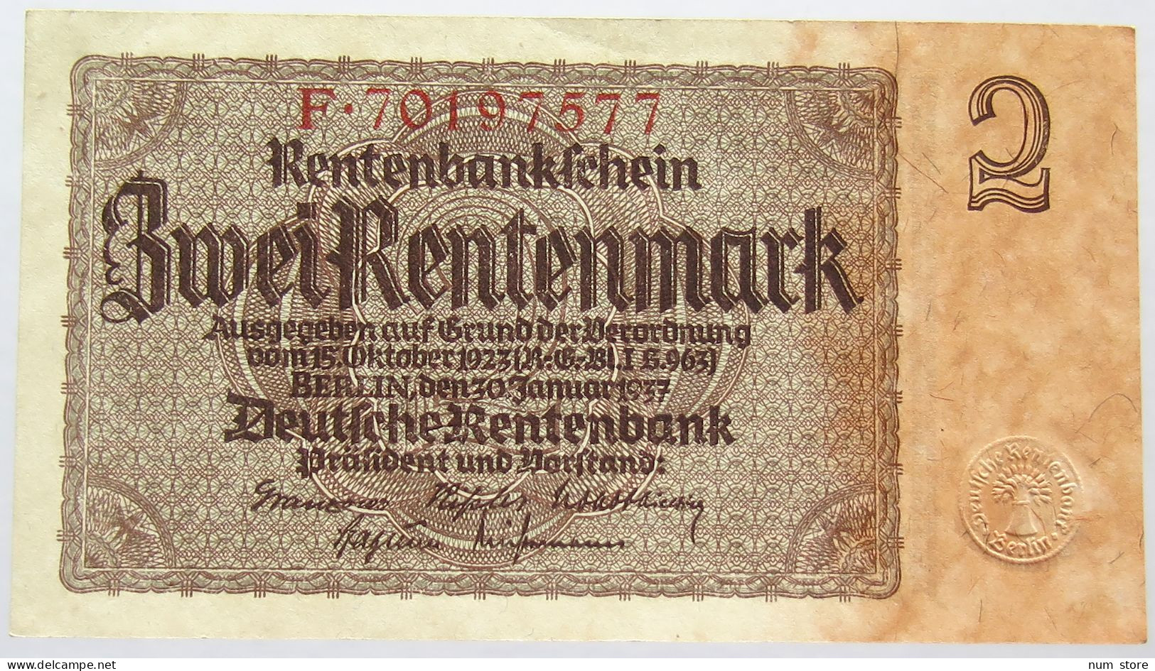 GERMANY 2 REICHSMARK 1937 #alb067 0295 - Altri & Non Classificati