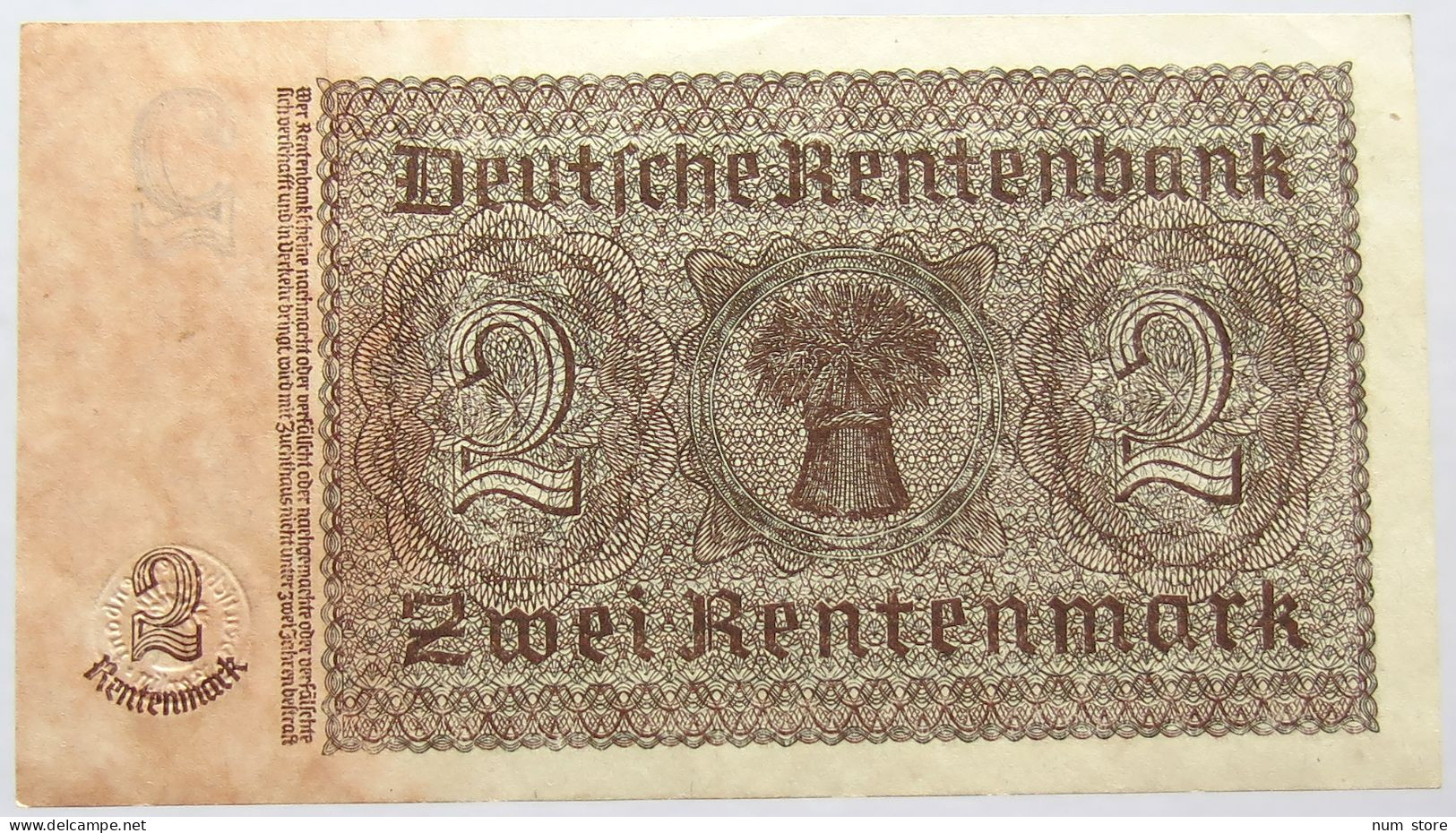 GERMANY 2 REICHSMARK 1937 #alb067 0295 - Sonstige & Ohne Zuordnung