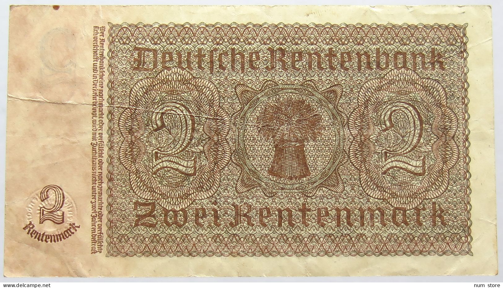 GERMANY 2 REICHSMARK 1937 #alb067 0285 - Other & Unclassified