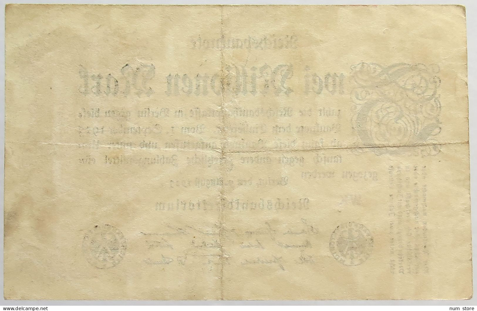 GERMANY 2 MILLIONEN MARK 1923 #alb066 0451 - 2 Miljoen Mark