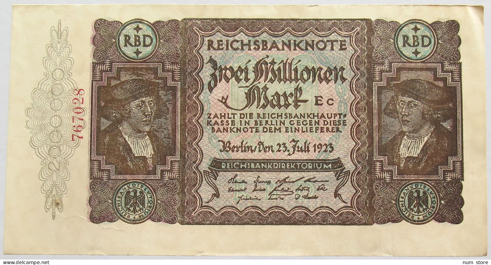 GERMANY 2 MILLION MARK 1923 #alb010 0065 - 2 Millionen Mark