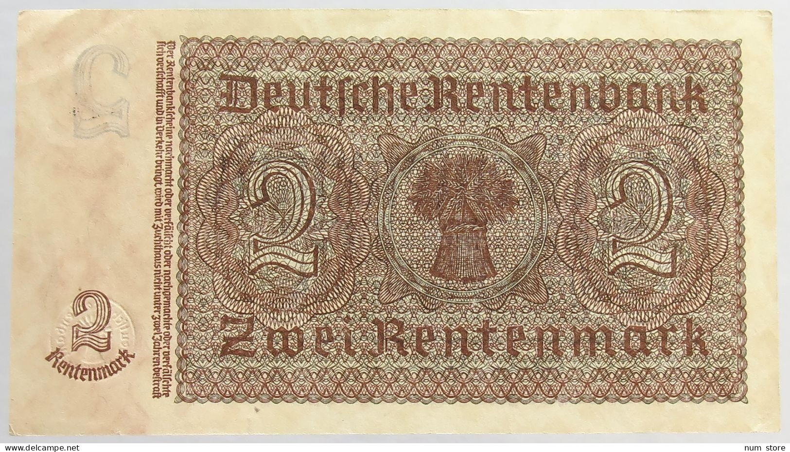 GERMANY 2 MARK 1937 #alb066 0409 - Other & Unclassified