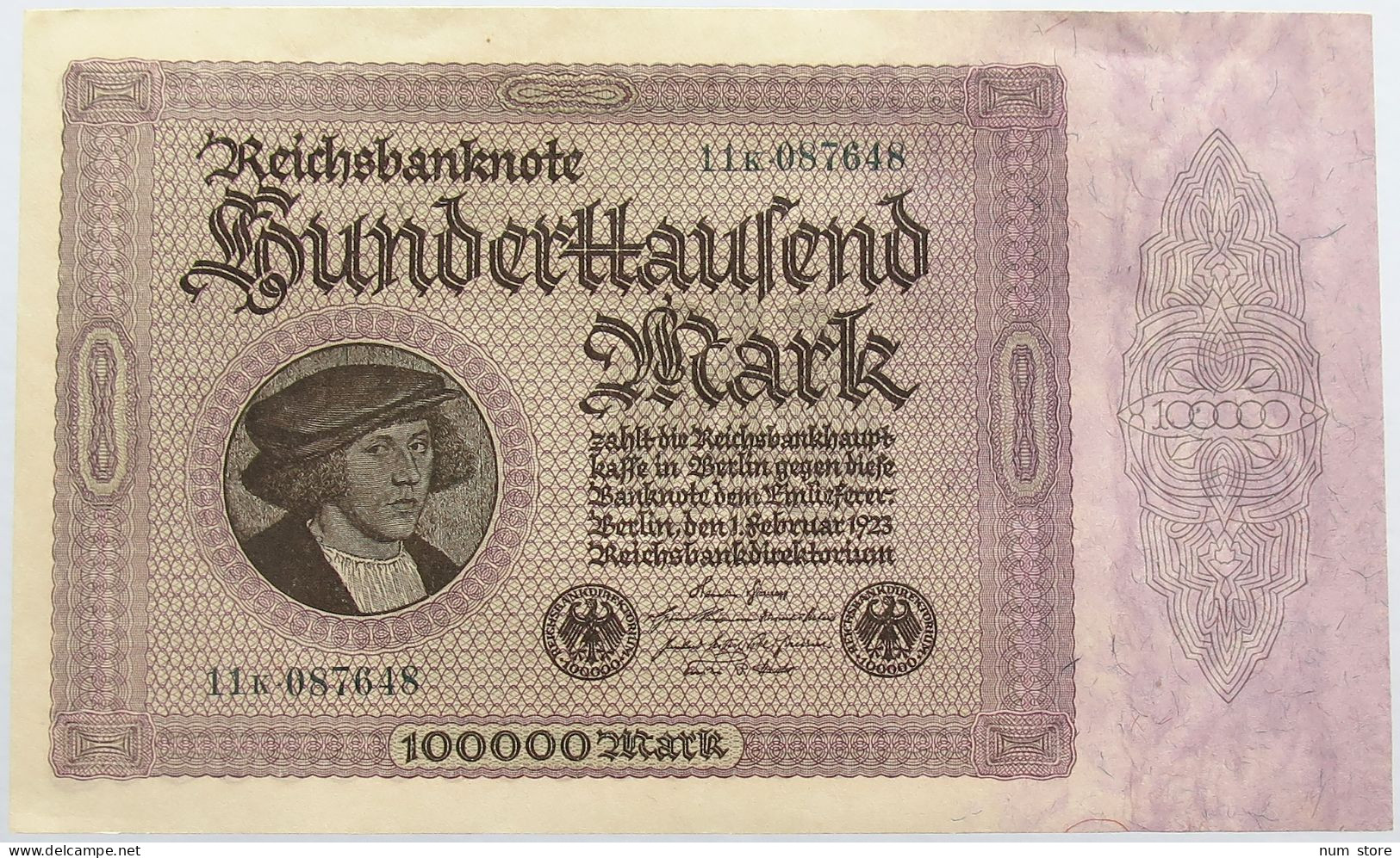 GERMANY 100000 MARK 1923 TOP #alb004 0479 - 100.000 Mark