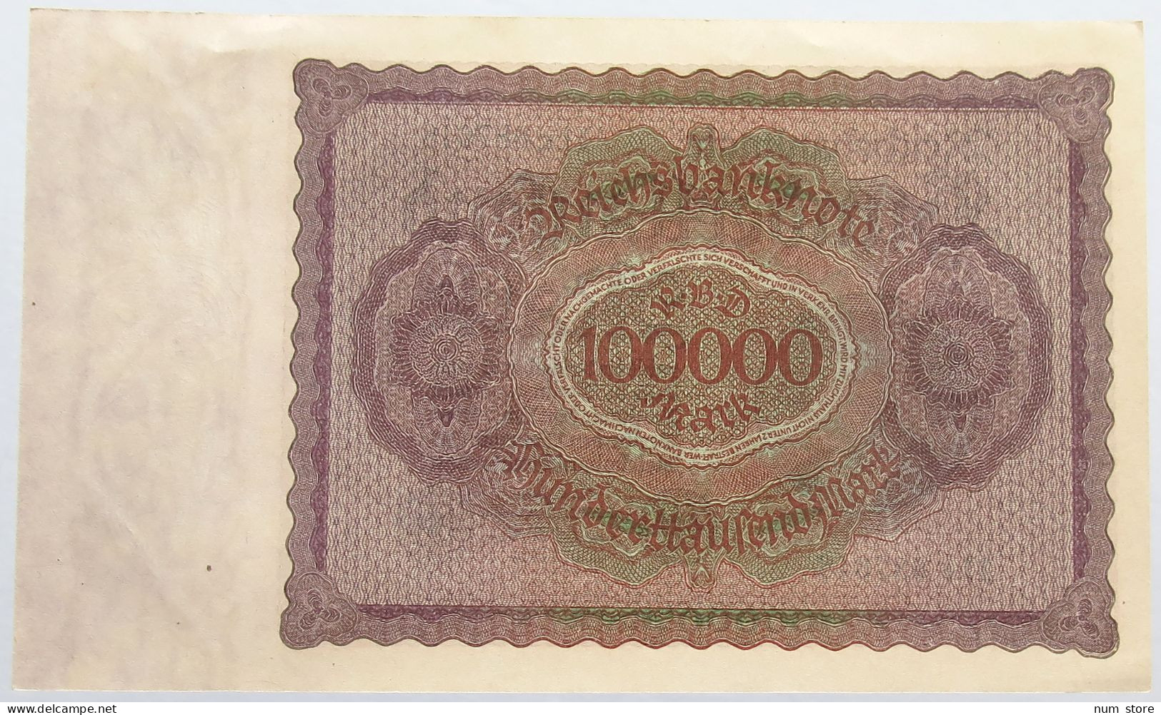 GERMANY 100000 MARK 1923 TOP #alb004 0479 - 100000 Mark
