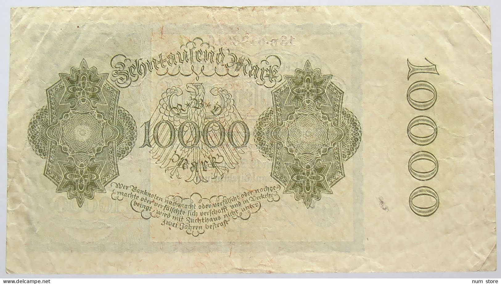 GERMANY 10000 MARK 1923 #alb067 0261 - 10.000 Mark