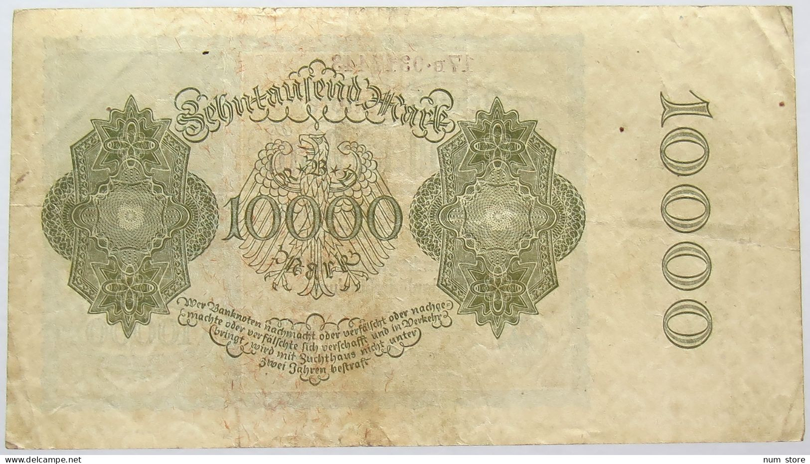 GERMANY 10000 MARK 1923 #alb067 0251 - 10000 Mark