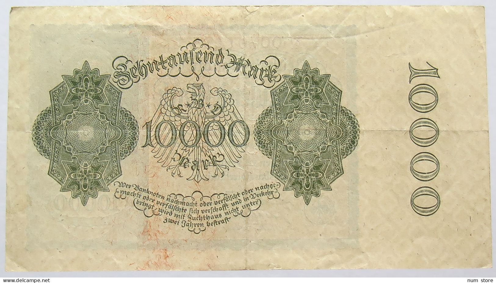 GERMANY 10000 MARK 1923 #alb067 0247 - 10000 Mark