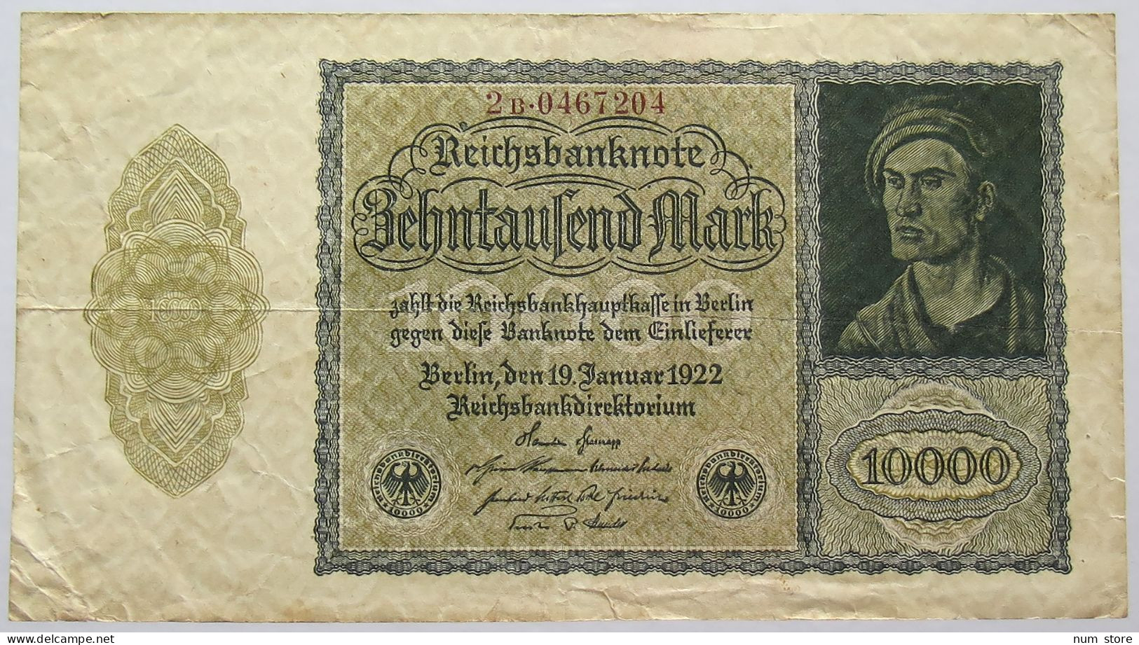 GERMANY 10000 MARK 1923 #alb067 0245 - 10.000 Mark