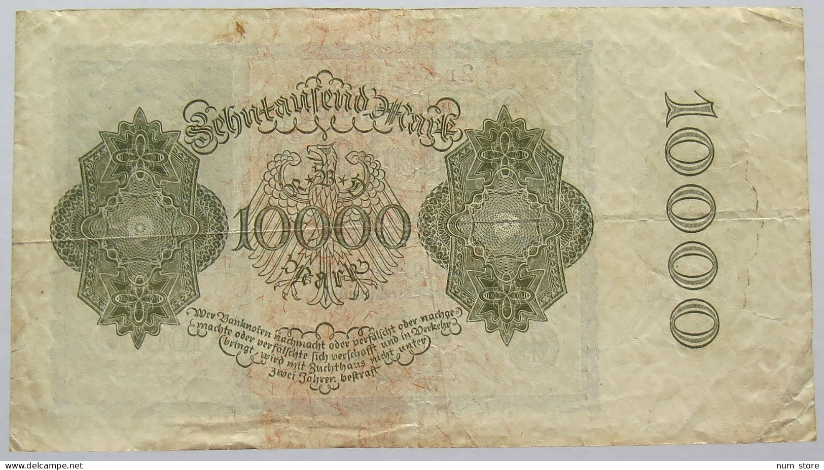 GERMANY 10000 MARK 1923 #alb067 0245 - 10000 Mark