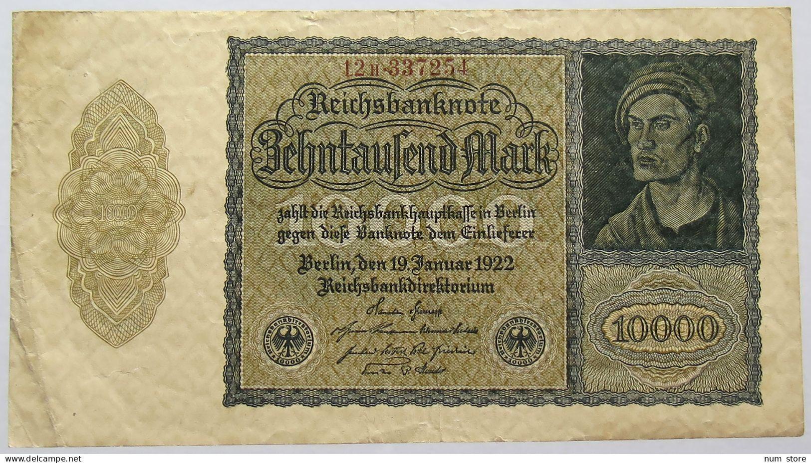 GERMANY 10000 MARK 1923 #alb067 0241 - 10000 Mark