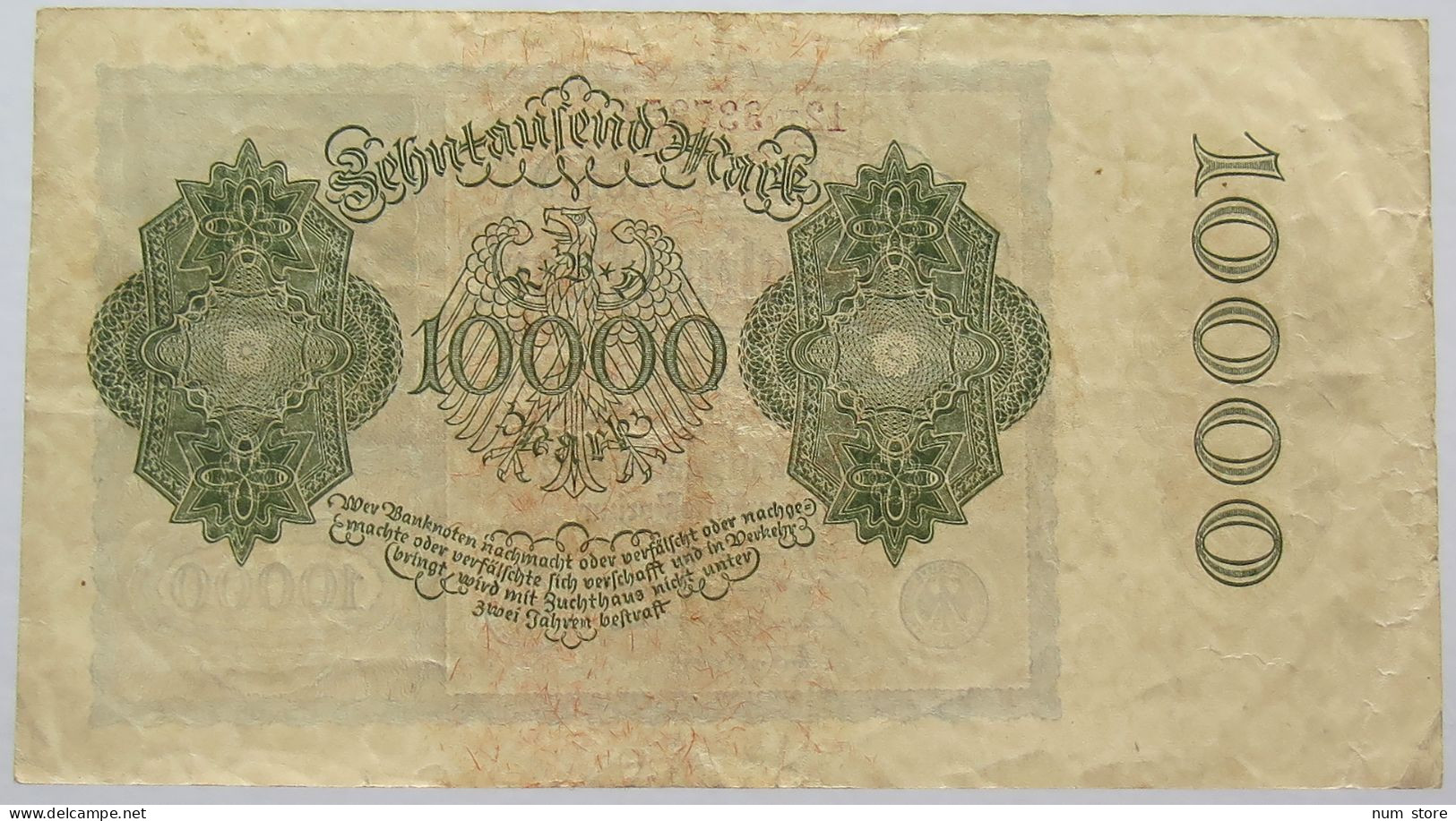 GERMANY 10000 MARK 1923 #alb067 0241 - 10000 Mark