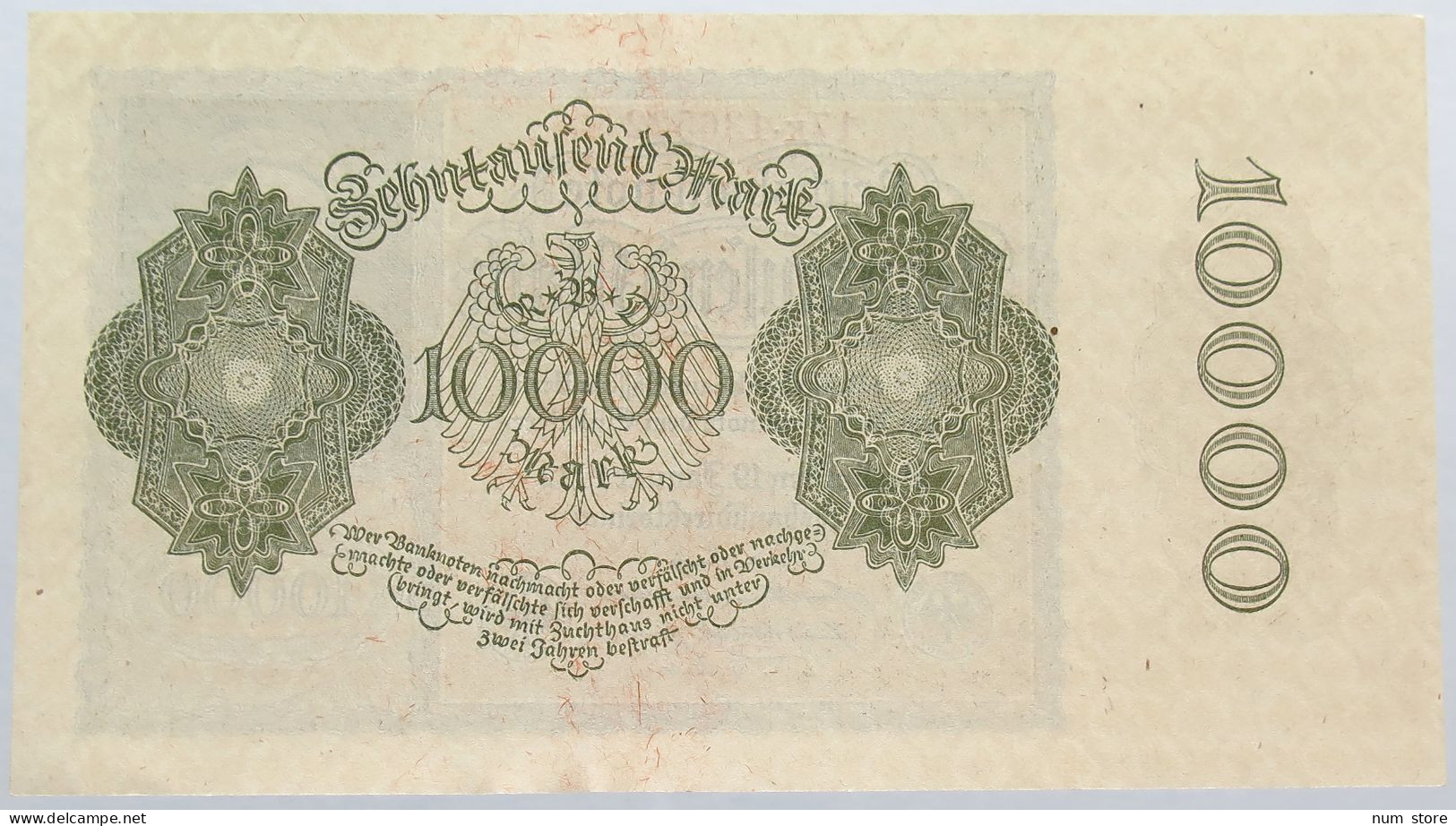 GERMANY 10000 MARK 1922 BERLIN TOP #alb004 0439 - 10.000 Mark