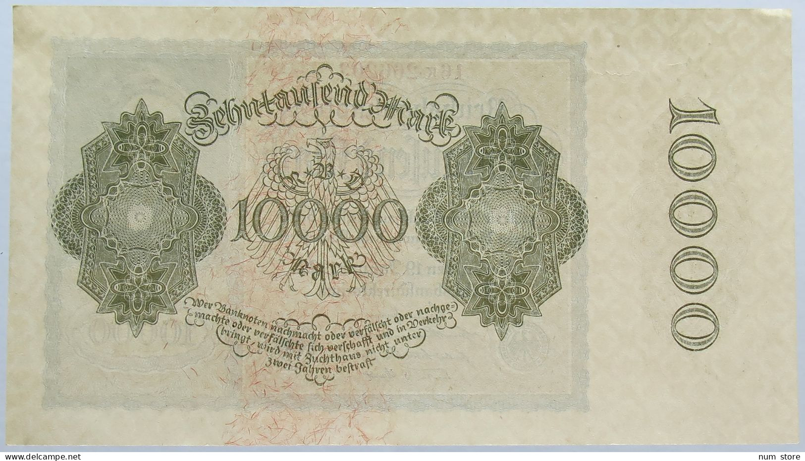 GERMANY 10000 MARK 1922 #alb004 0321 - 10.000 Mark