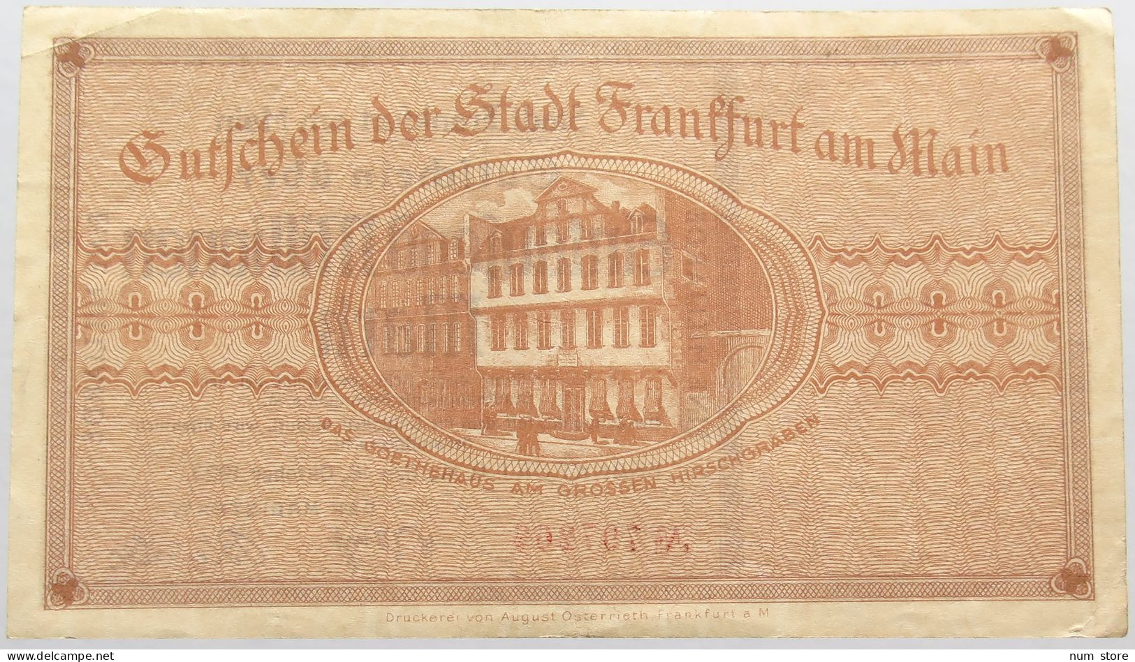 GERMANY 1000 MILLIONEN MARK 1923 FRANKFURT #alb004 0453 - 1 Miljard Mark