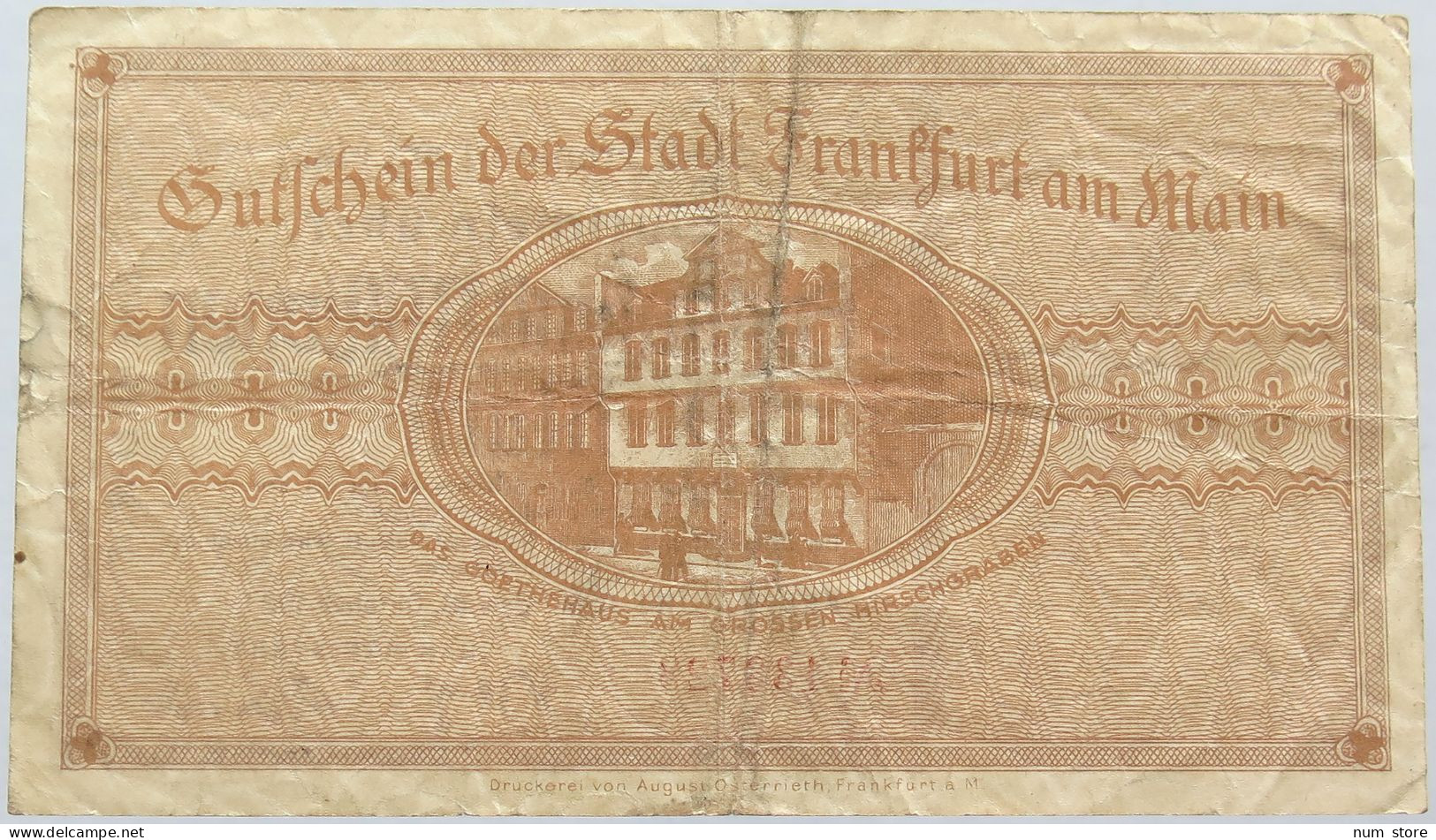 GERMANY 1000 MILLIONEN FRANKFURT #alb004 0215 - 1 Mrd. Mark