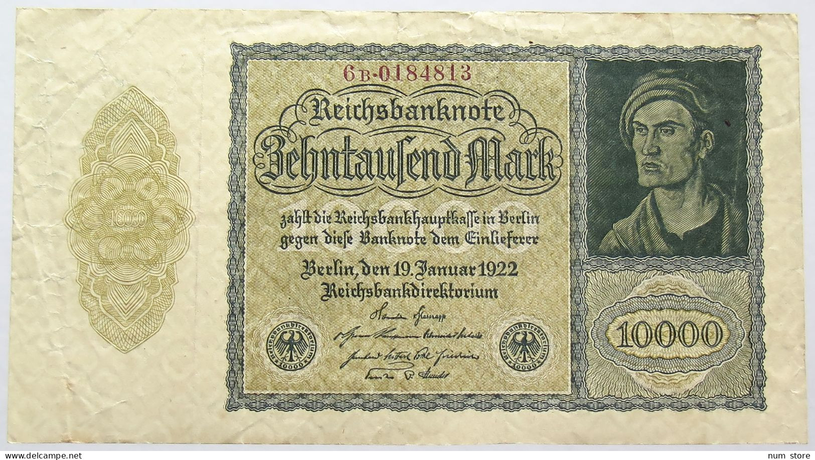 GERMANY 10000 MARK 1923 #alb067 0259 - 10000 Mark