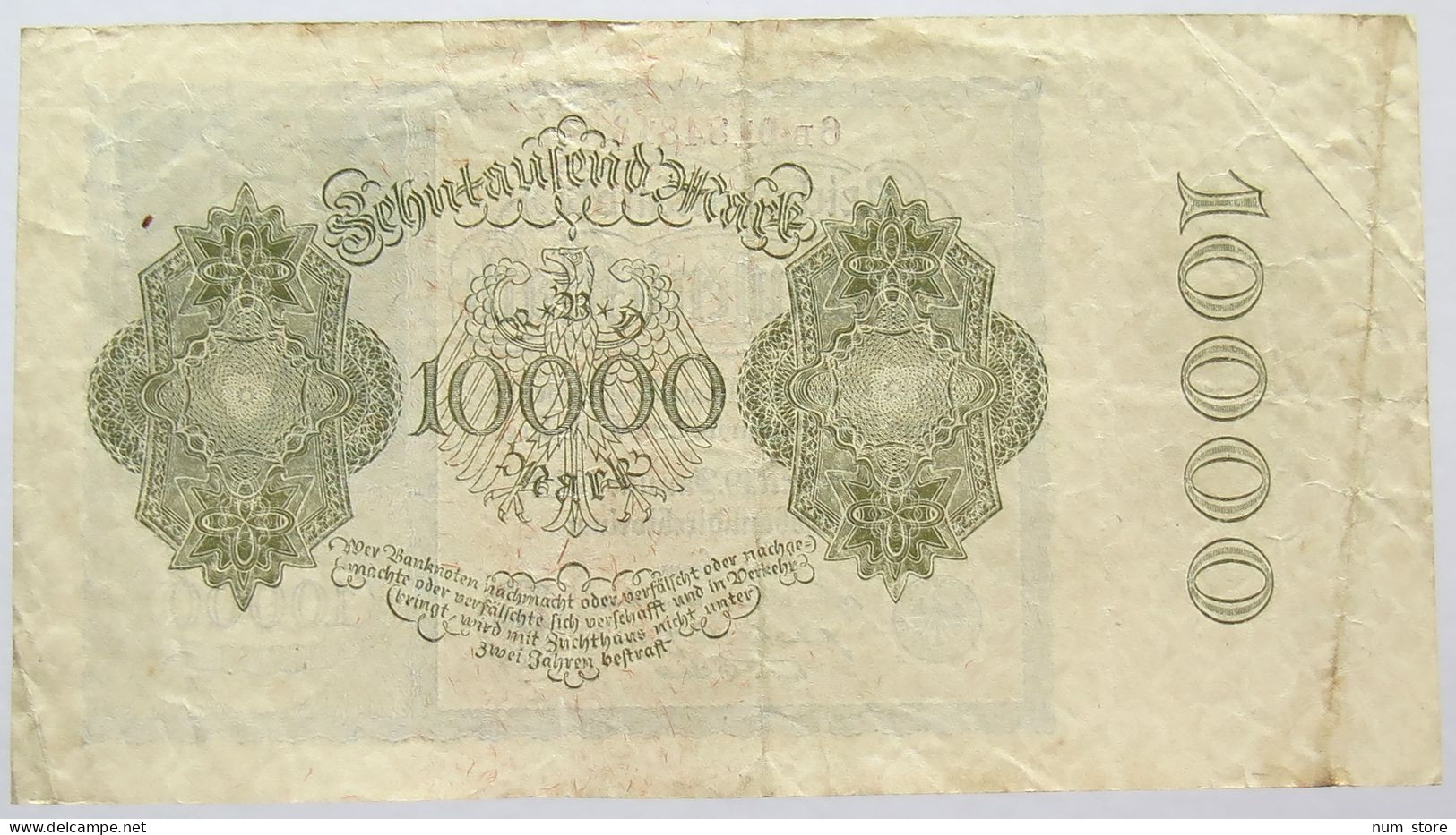 GERMANY 10000 MARK 1923 #alb067 0259 - 10.000 Mark