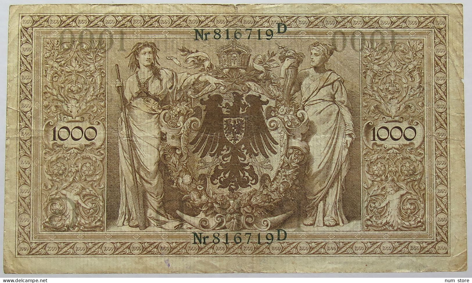 GERMANY 1000 MARK 1910 #alb067 0177 - 1000 Mark