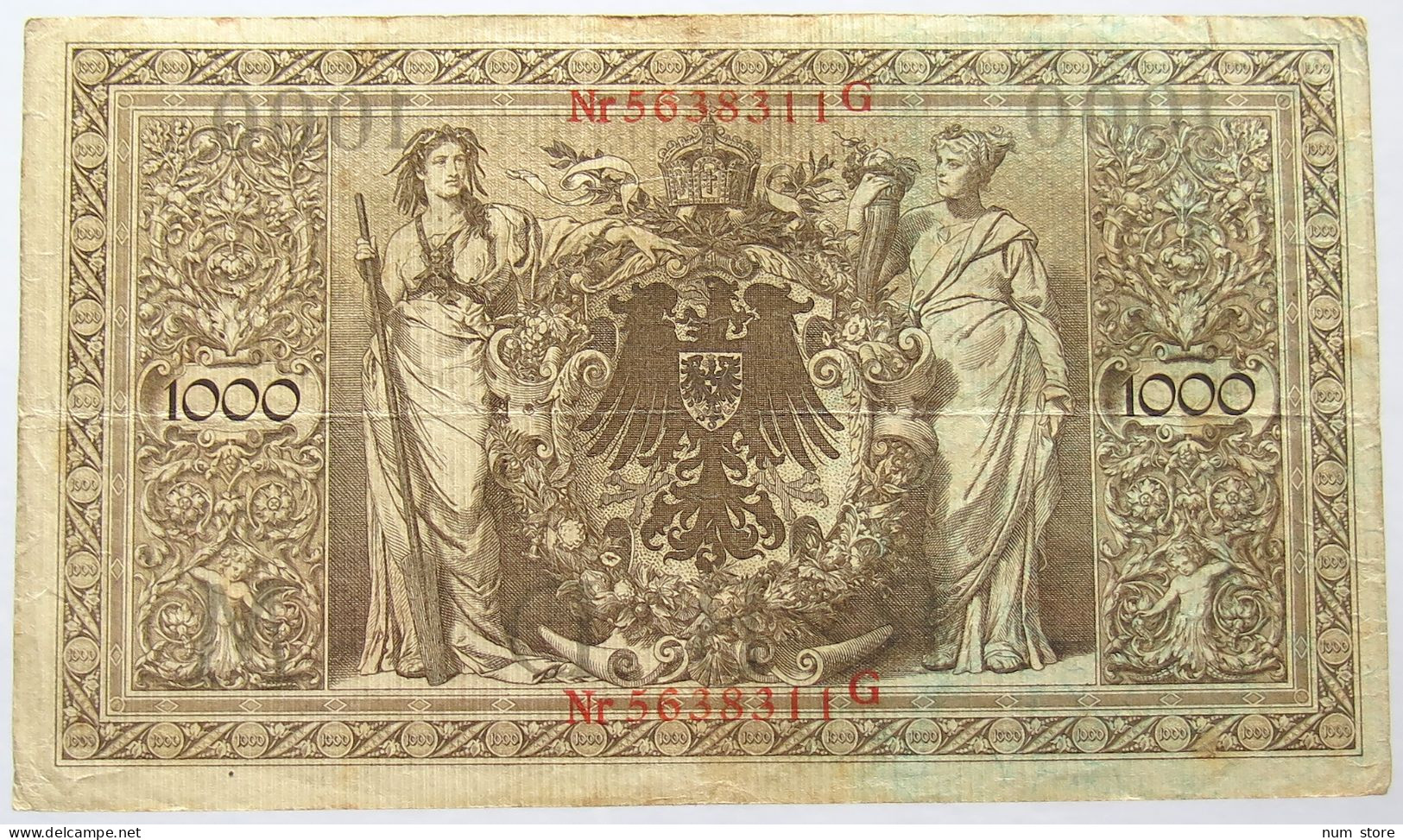 GERMANY 1000 MARK 1910 #alb066 0117 - 1000 Mark