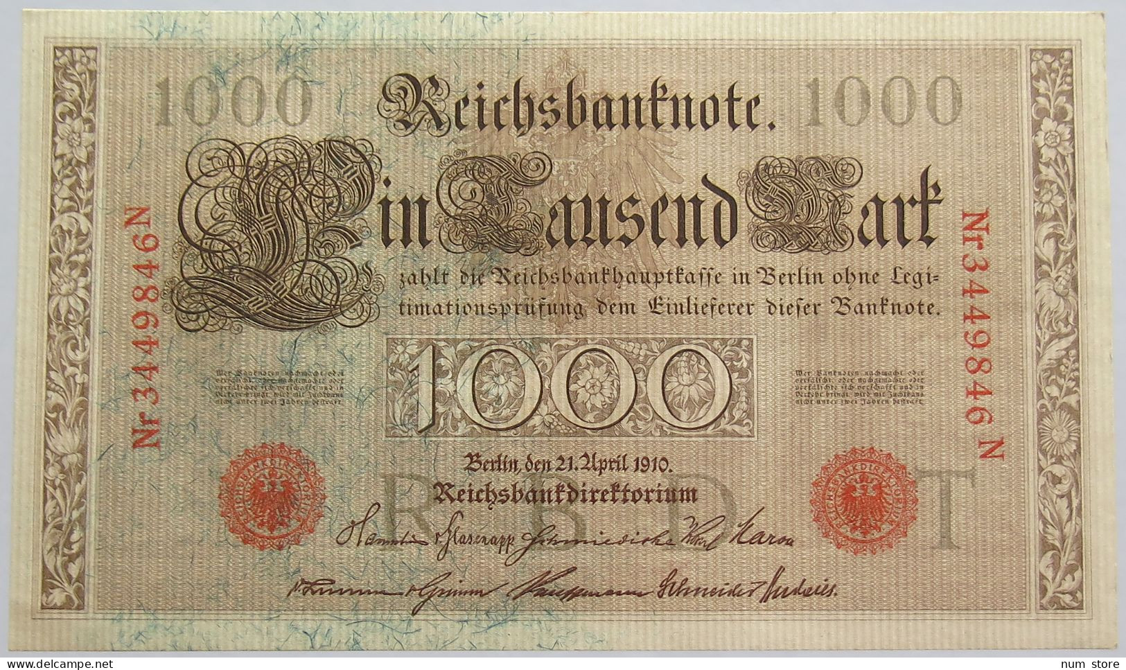 GERMANY 1000 MARK 1910 #alb018 0527 - 1000 Mark