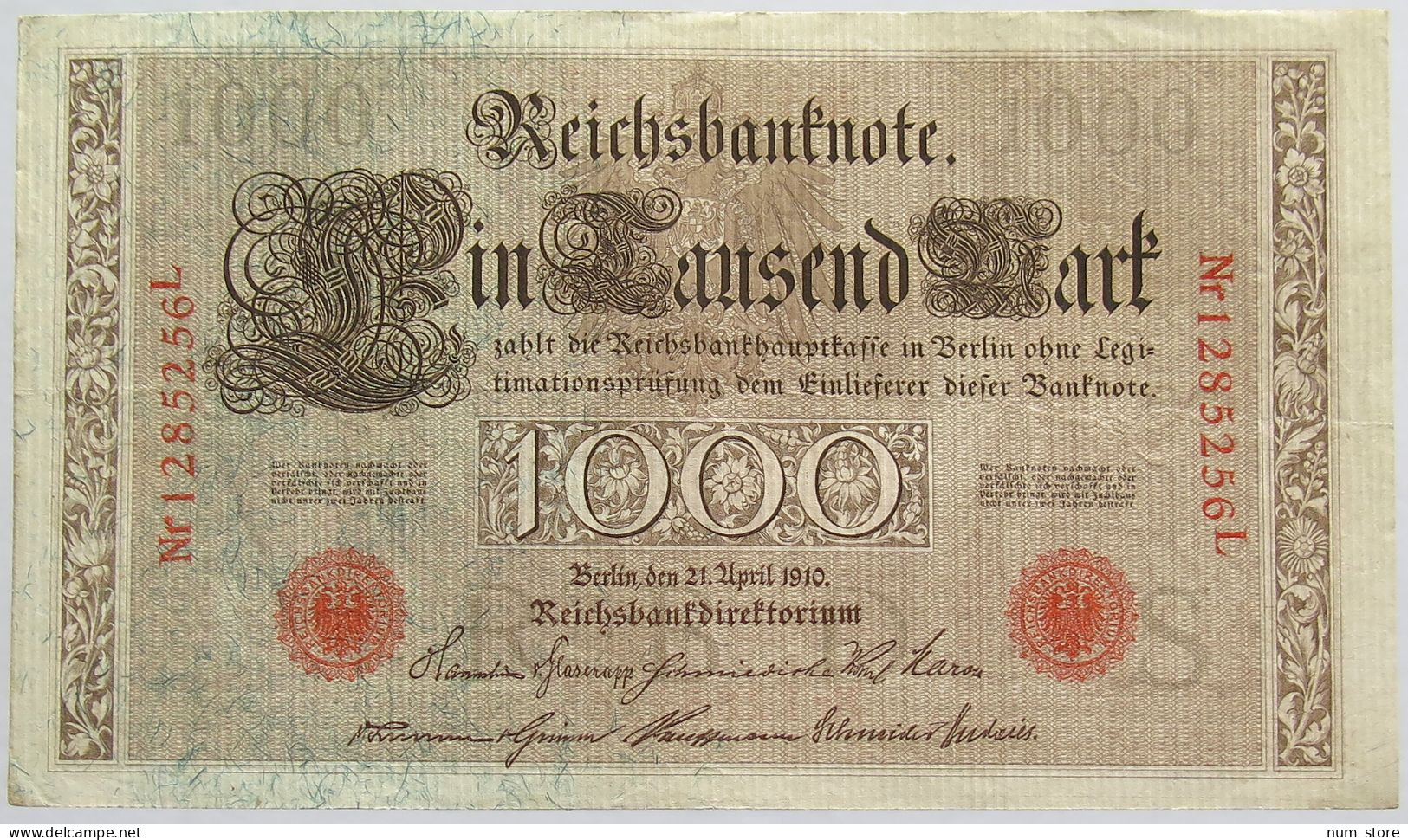 GERMANY 1000 MARK 1910 #alb018 0357 - 1000 Mark