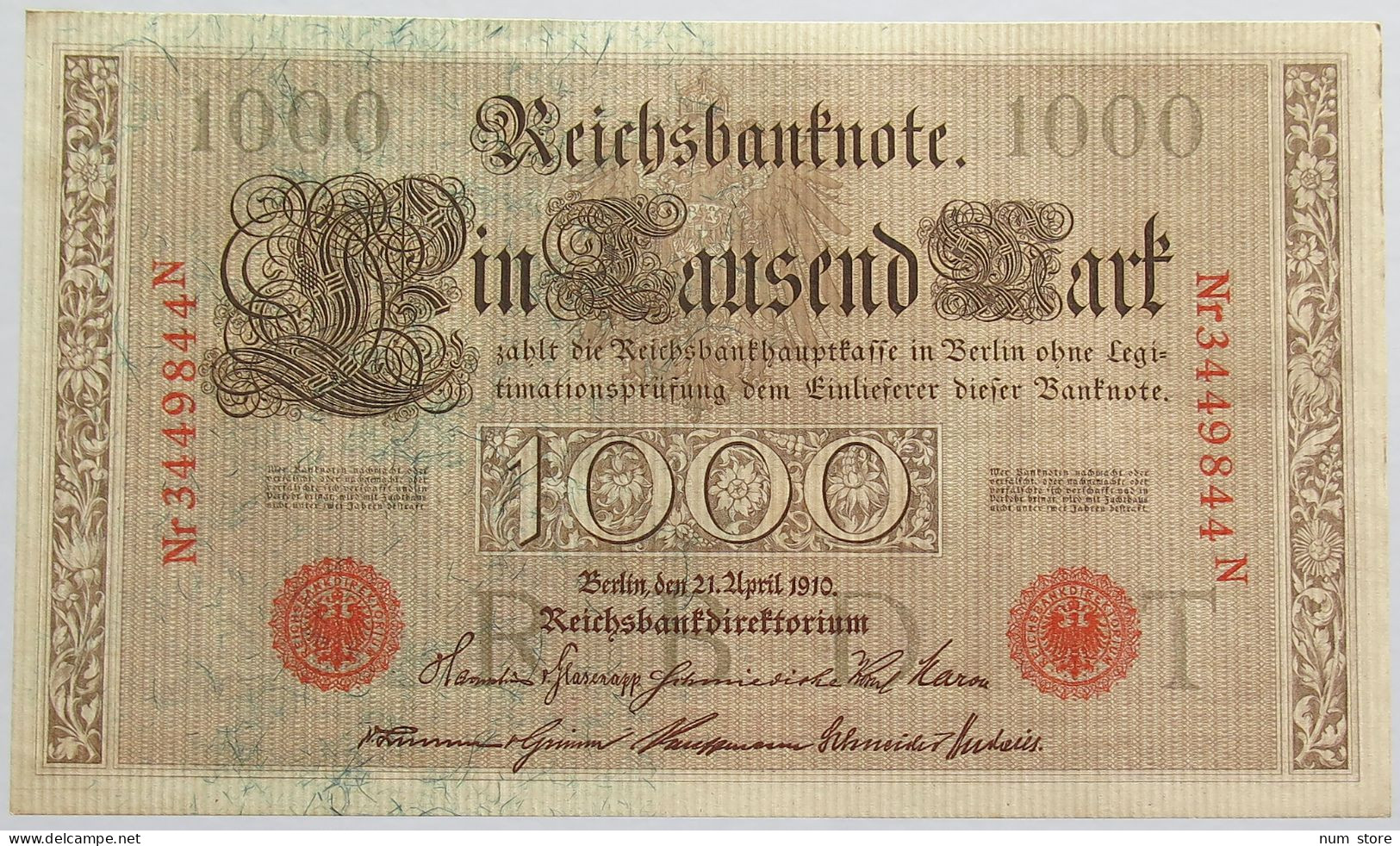 GERMANY 1000 MARK 1910 #alb018 0327 - 1000 Mark