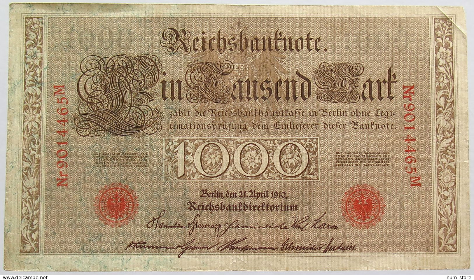 GERMANY 1000 MARK 1910 #alb018 0311 - 1000 Mark