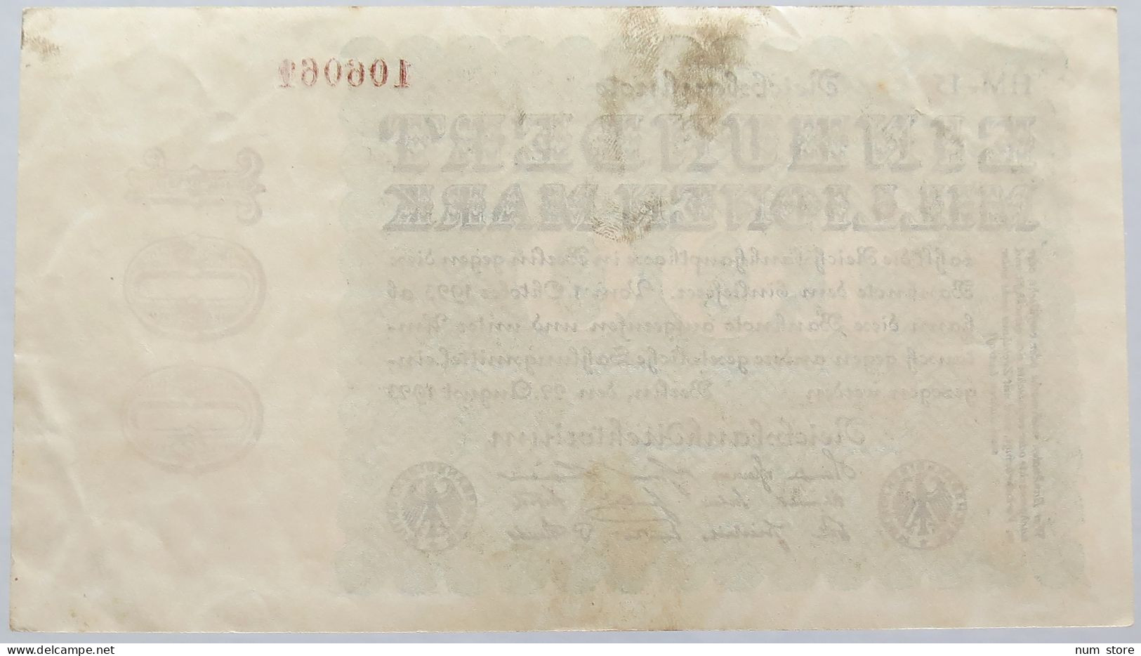 GERMANY 100 MILLIONEN MARK 1923 #alb004 0195 - 100 Mio. Mark