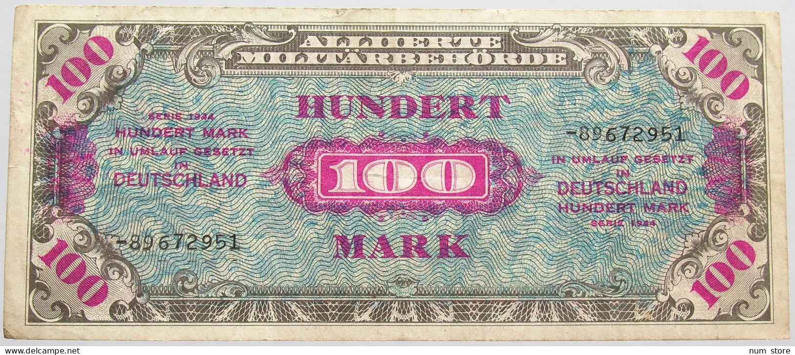 GERMANY 100 MARK 1944 #alb015 0081 - 100 Reichsmark