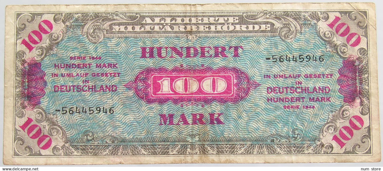 GERMANY 100 MARK 1944 #alb012 0109 - 100 Reichsmark
