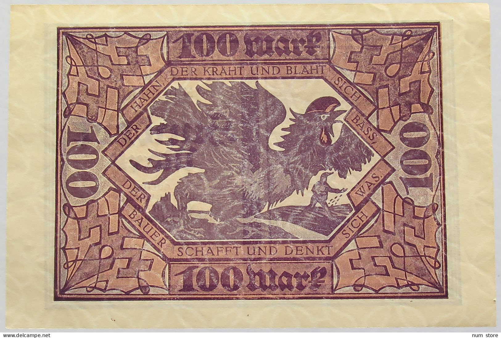 GERMANY 100 MARK 1922 KONSTANZ #alb010 0123 - 100 Mark