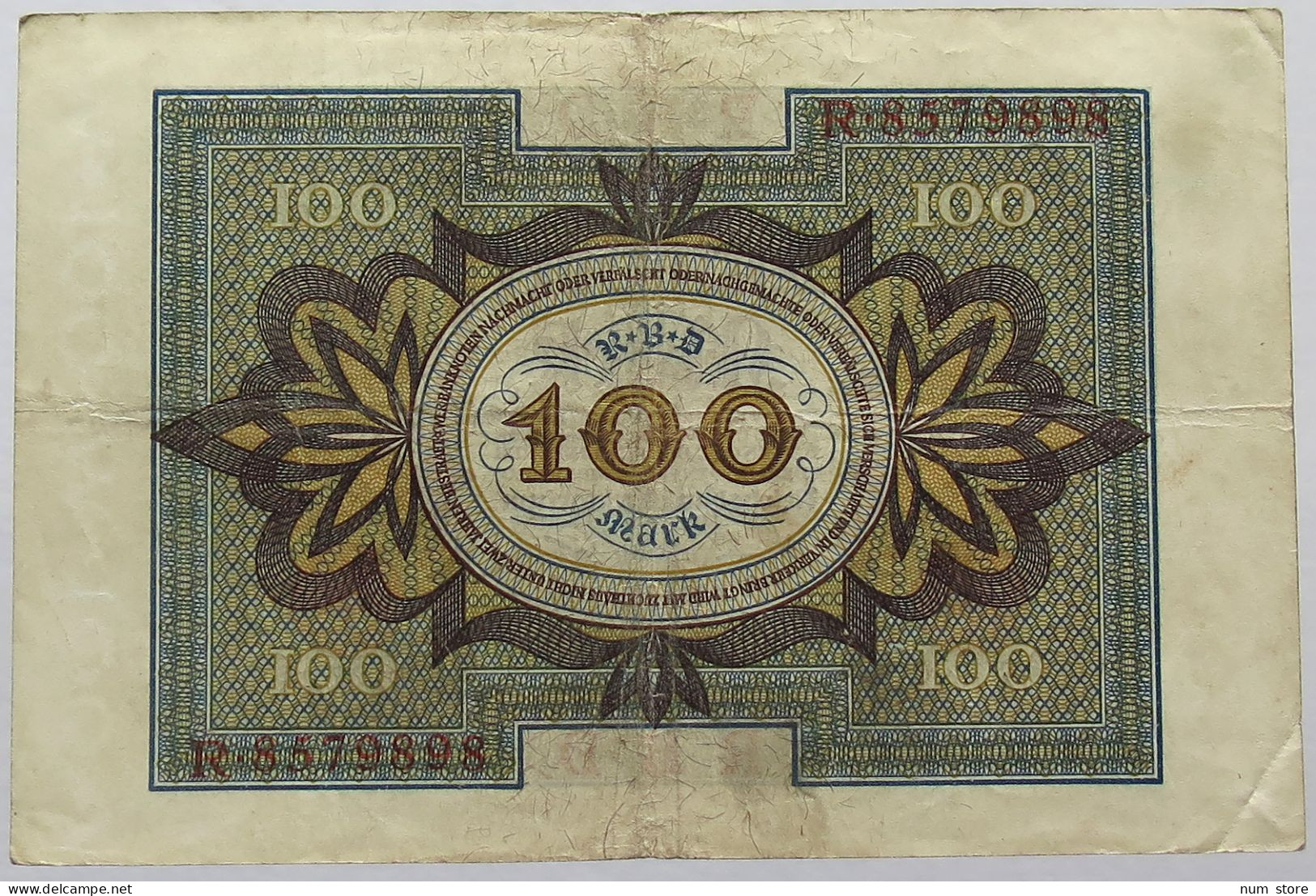 GERMANY 100 MARK 1920 #alb067 0131 - 100 Mark