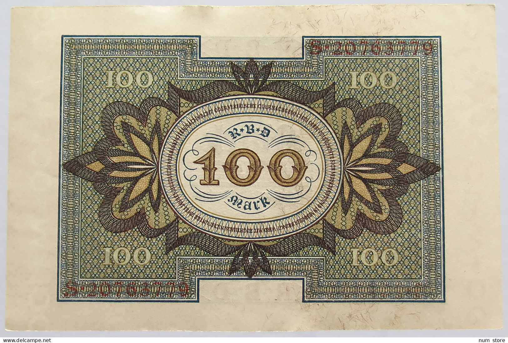 GERMANY 100 MARK 1920 #alb008 0327 - 100 Mark