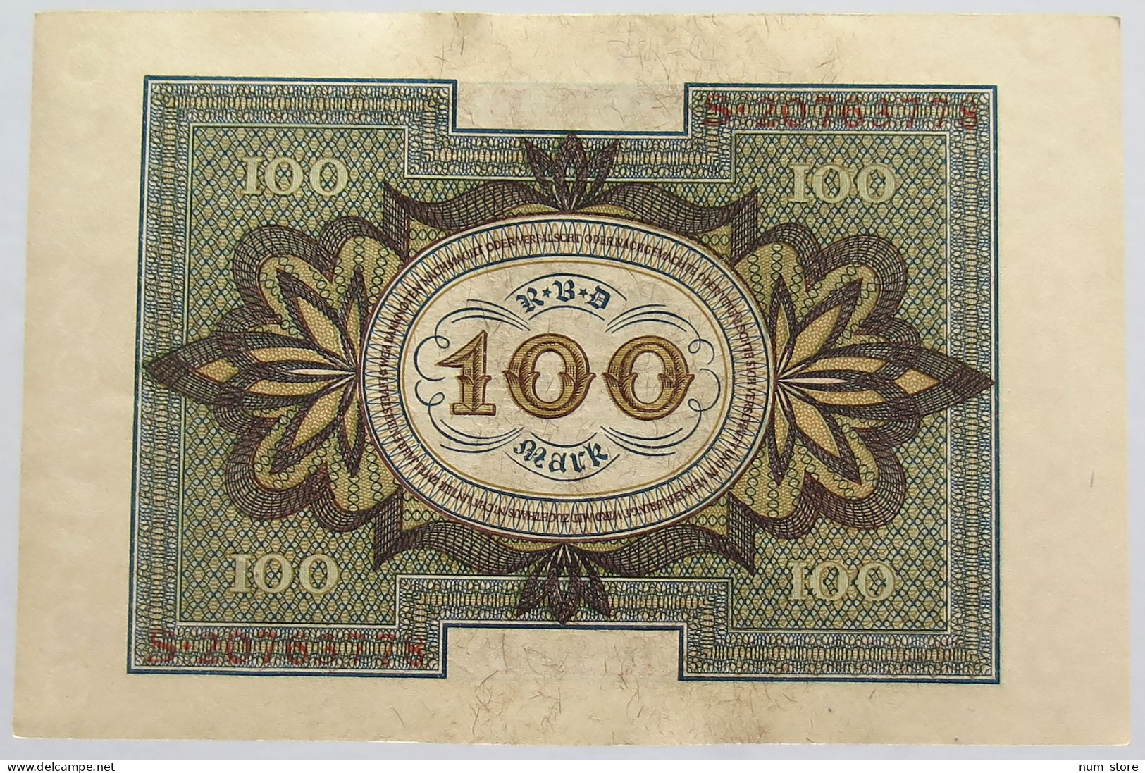 GERMANY 100 MARK 1920 #alb008 0325 - 100 Mark