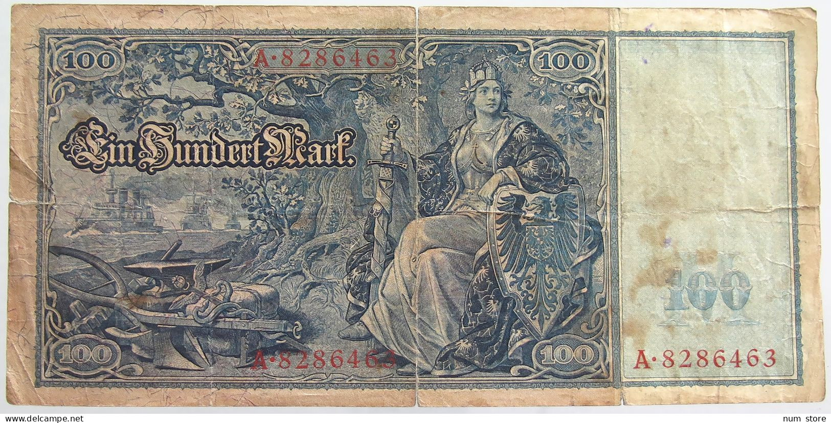 GERMANY 100 MARK 1910 #alb068 0051 - 100 Mark