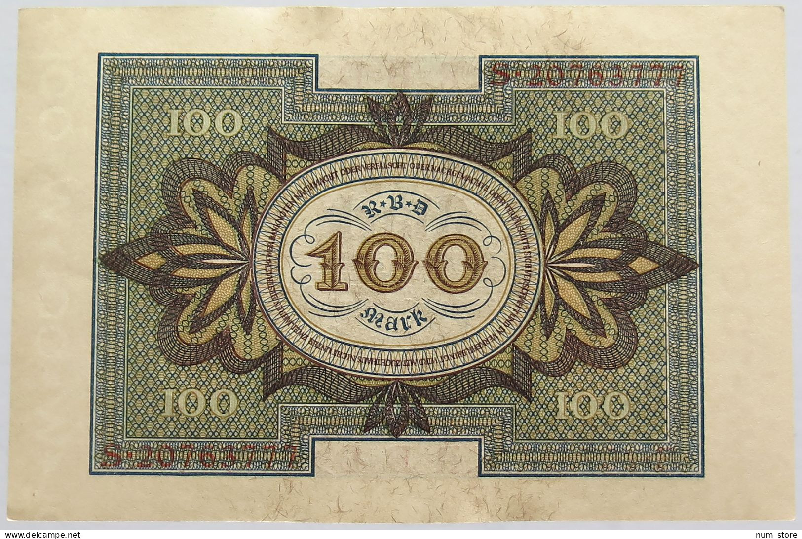 GERMANY 100 MARK 1920 #alb008 0323 - 100 Mark