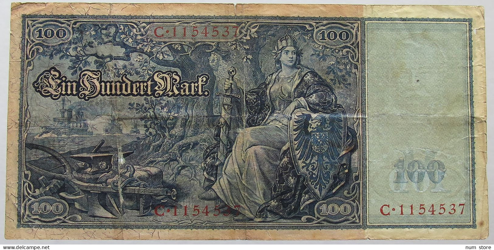 GERMANY 100 MARK 1910 #alb067 0115 - 100 Mark