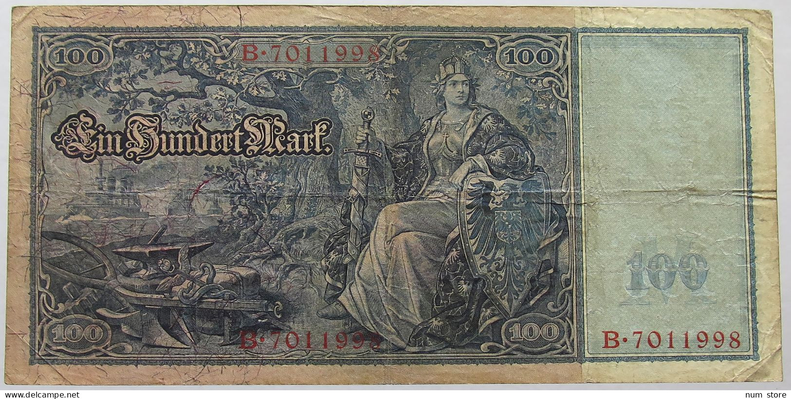 GERMANY 100 MARK 1910 #alb067 0103 - 100 Mark