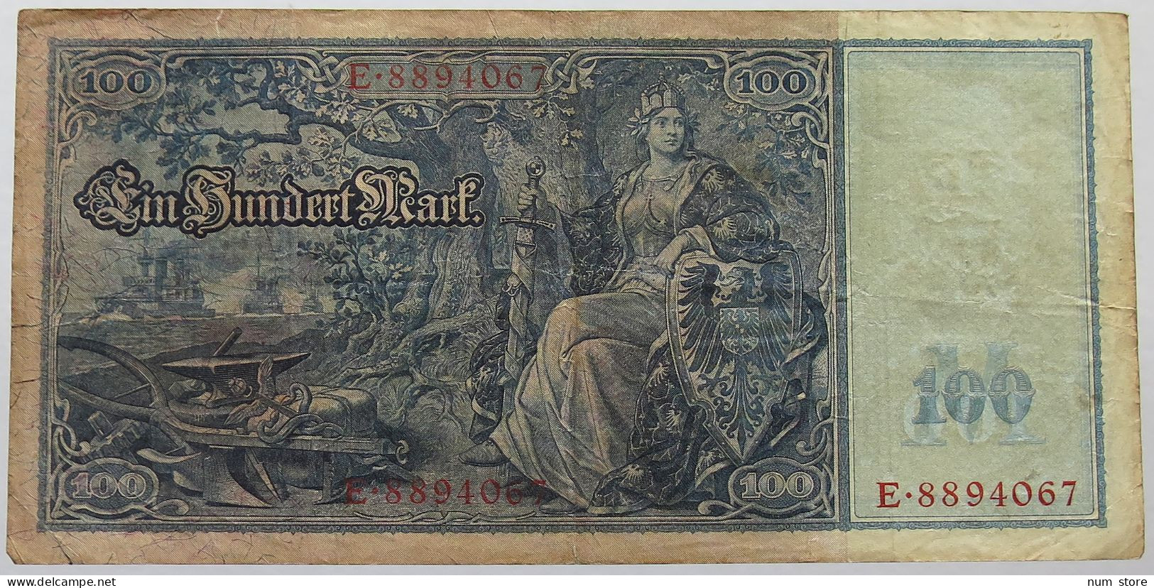 GERMANY 100 MARK 1910 #alb067 0099 - 100 Mark