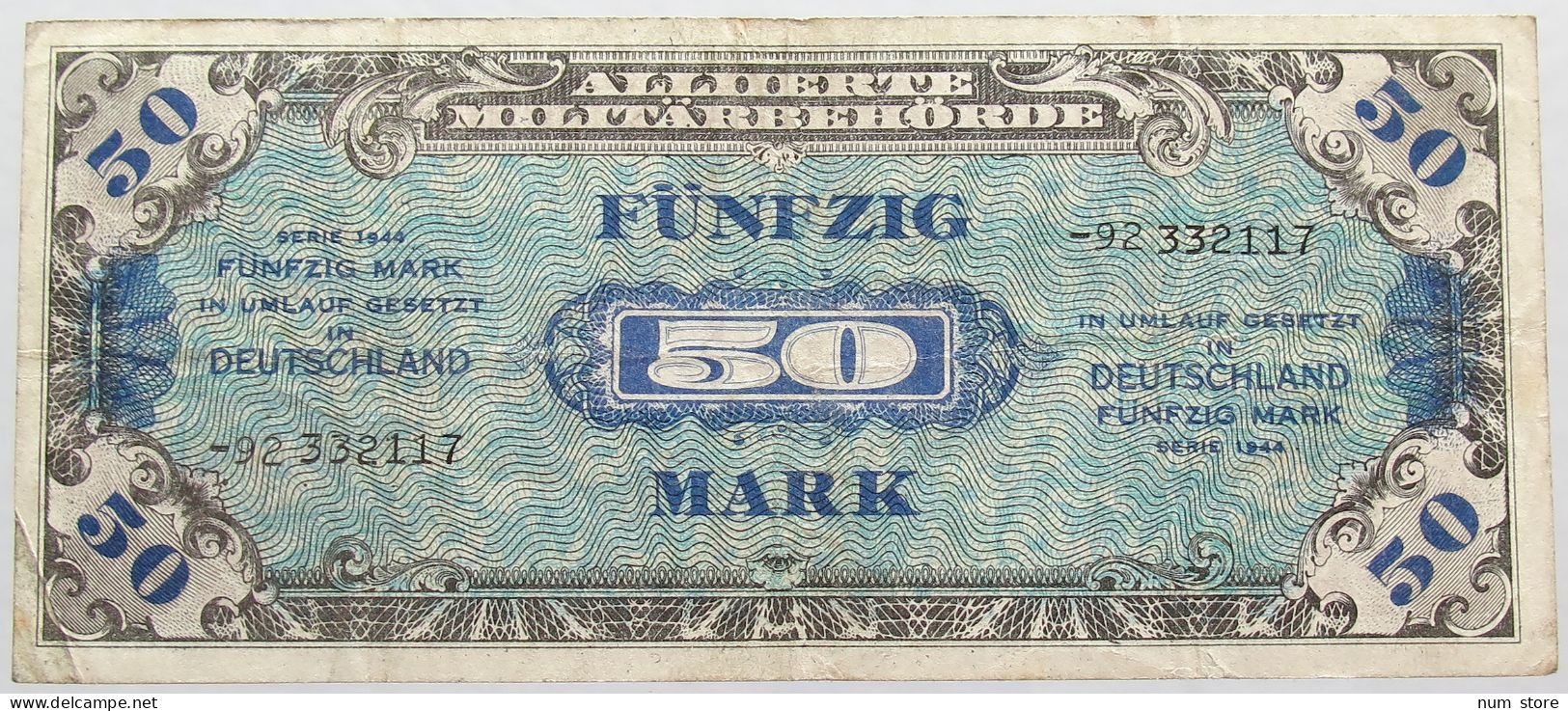 GERMANY 50 MARK 1944 #alb016 0053 - 50 Reichsmark