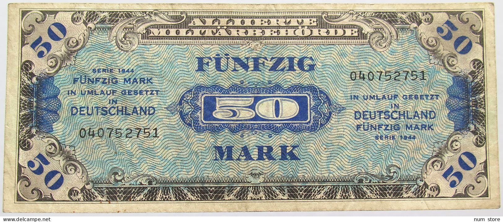 GERMANY 50 MARK 1944 #alb015 0239 - 50 Reichsmark