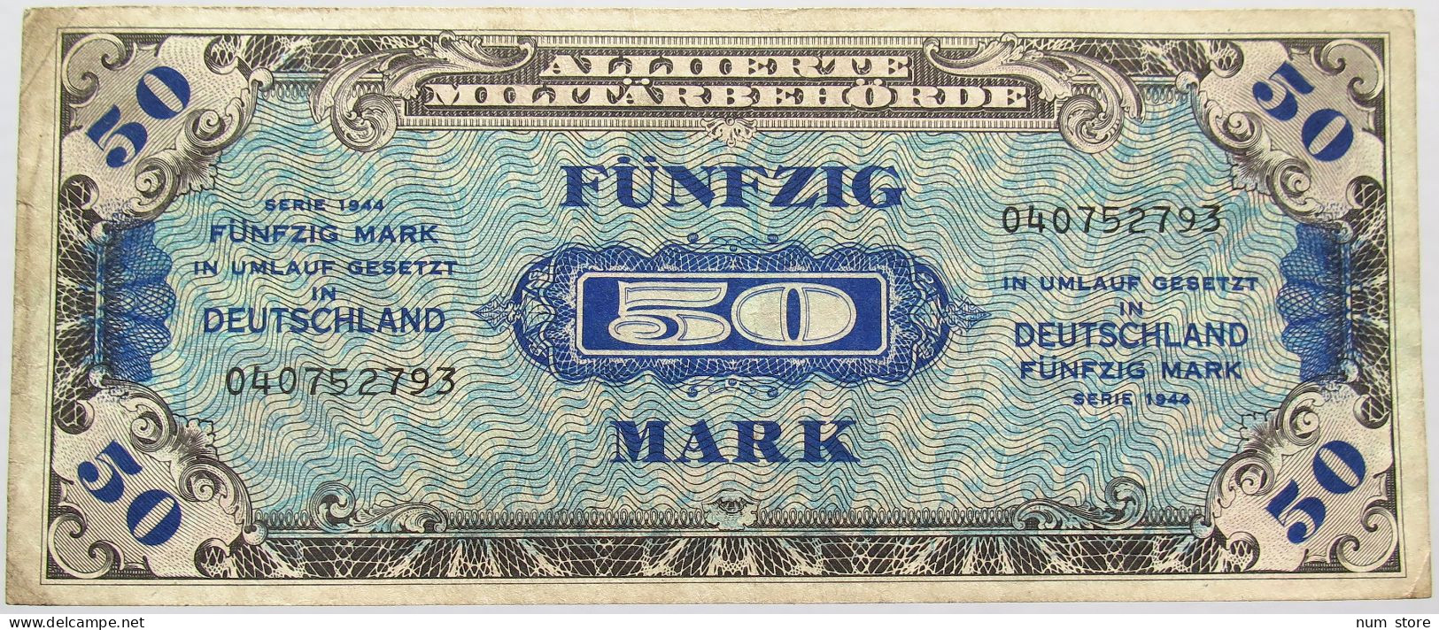 GERMANY 50 MARK 1944 #alb015 0233 - 50 Reichsmark