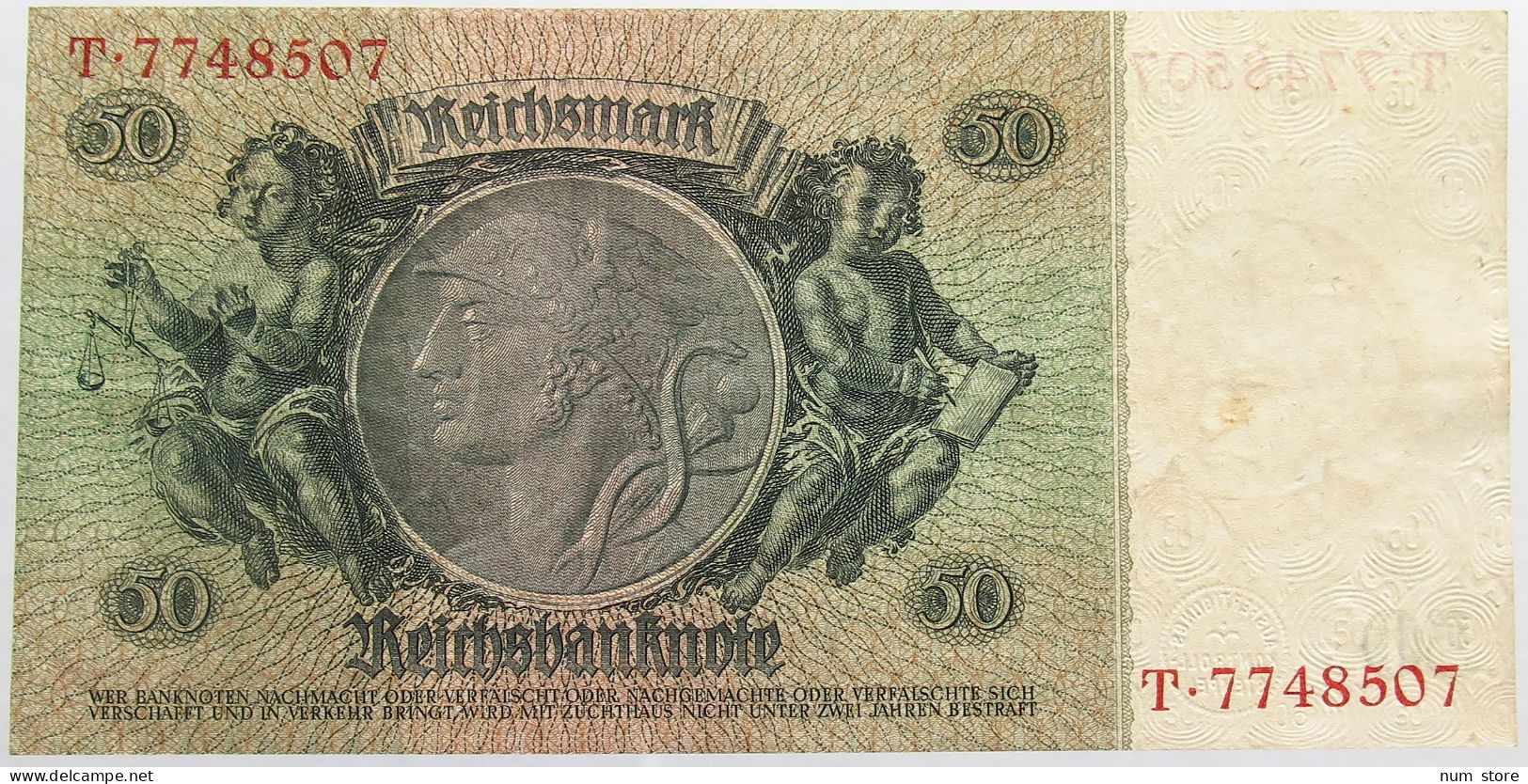 GERMANY 50 MARK 1933 #alb014 0357 - 50 Mark