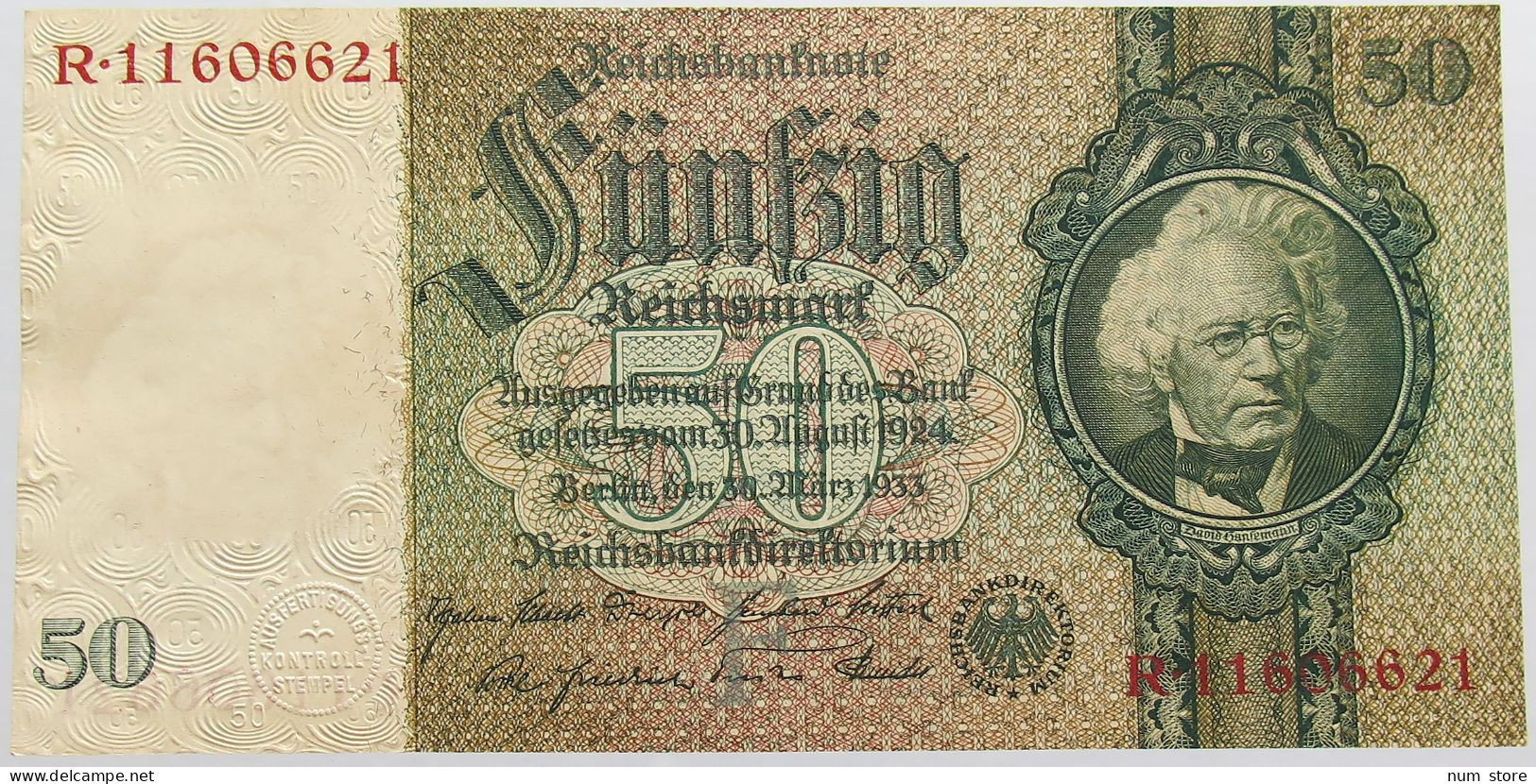 GERMANY 50 MARK 1933 #alb014 0355 - 50 Mark