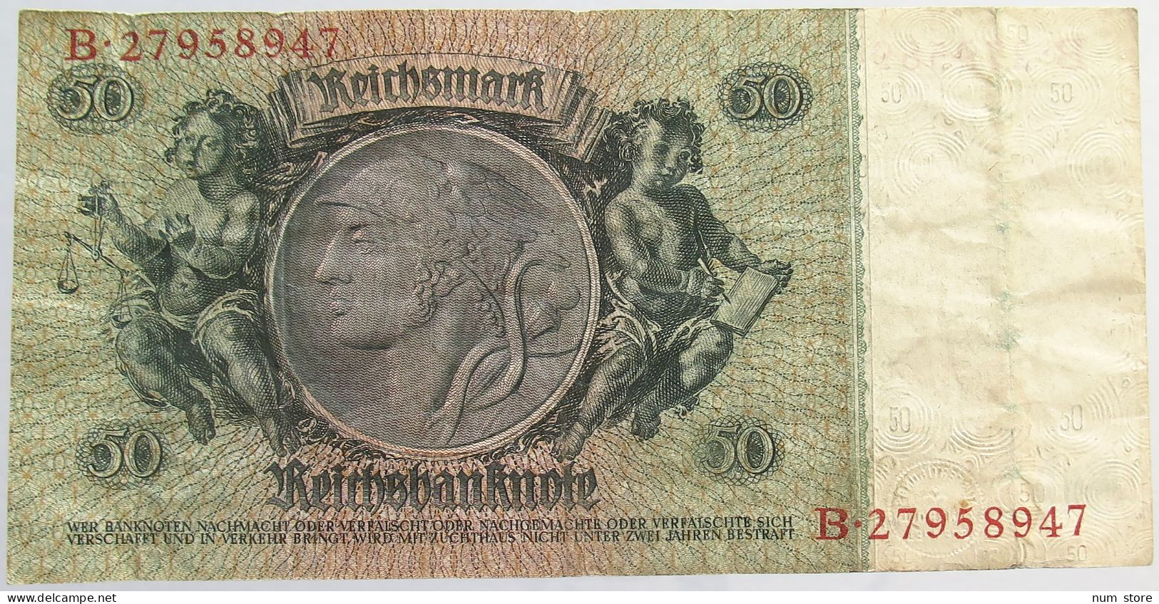 GERMANY 50 MARK 1933 #alb068 0141 - 50 Mark