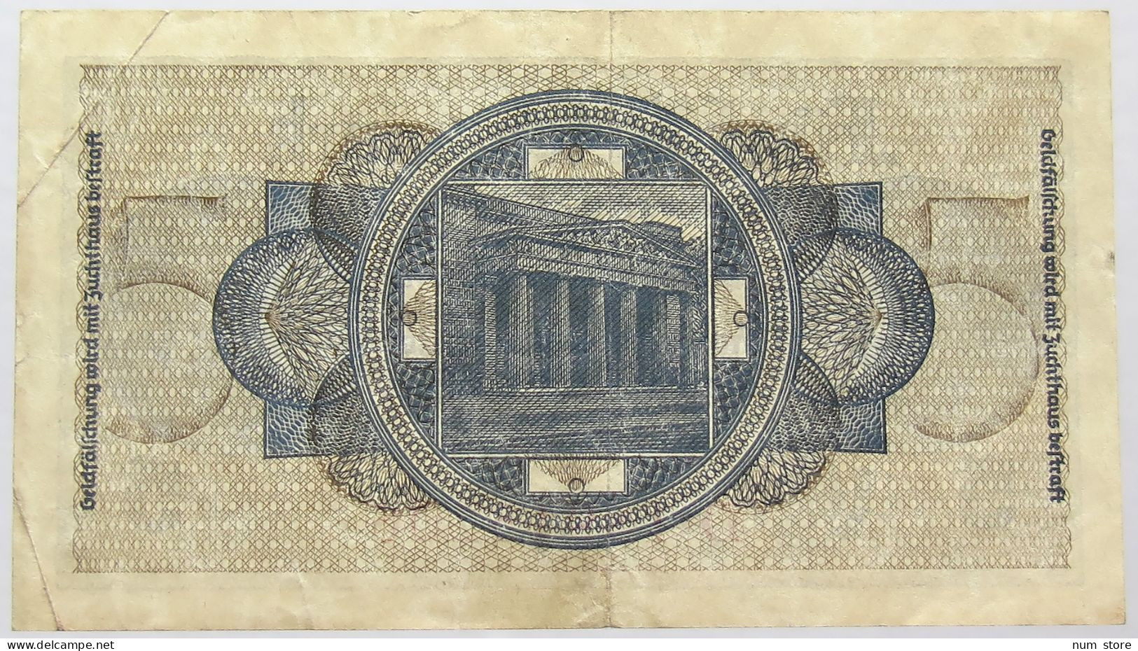 GERMANY 5 REICHSMARK #alb067 0341 - 5 Reichsmark