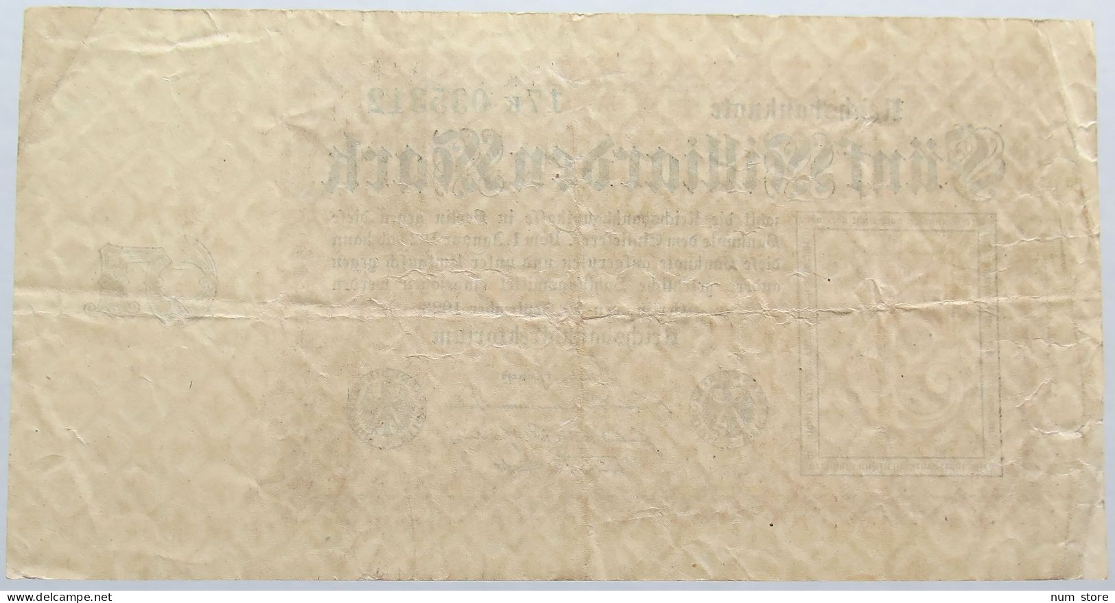 GERMANY 5 MILLIARDEN MARK 1923 #alb004 0391 - 5 Miljard Mark